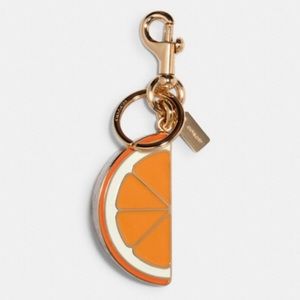COPY - Coach Orange 🍊Slice Key Chain. NWT. Sill in wrapping.
